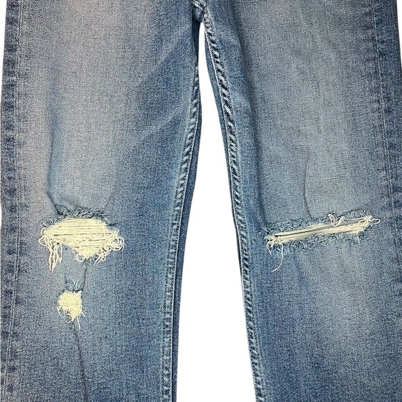 MOTHER High Waisted Rider Ankle Fray Jeans in Party Like a Pirate Size 28 - Picture 9 of 15